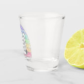 LDS Salt Lake City Tempel Regenbogenmormon Schnapsglas (Rechts)