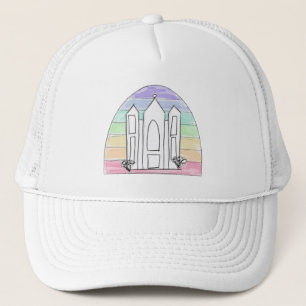 LDS Salt Lake City Tempel Regenbogenmormon Truckerkappe
