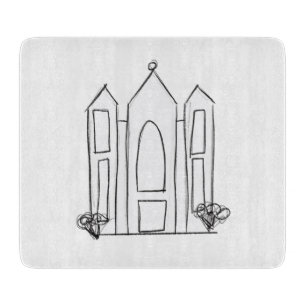 LDS Salt Lake City Tempel Schneidebrett