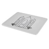 LDS Salt Lake City Tempel Schneidebrett (Ecke)