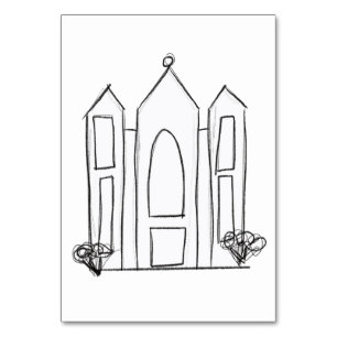 LDS Salt Lake City Tempel Tischnummer