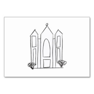 LDS Salt Lake City Tempel Tischnummer