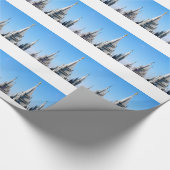 Lds salt lake city temple angel moroni geschenkpapier (Ecke)
