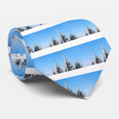 Lds salt lake city temple angel moroni krawatte (Gerollt)