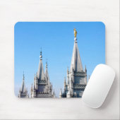 Lds salt lake city temple angel moroni mousepad (Mit Mouse)