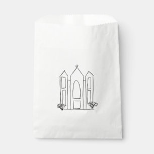 LDS Salt Lake City Temple einfaches modernes Mormo Geschenktütchen
