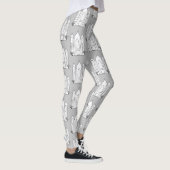 LDS Salt Lake City Temple simple modern mormon Leggings (Rechts)