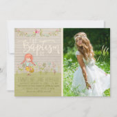 LDS TAUFE-FOTO-EINLADUNG | EINLADUNG (Vorderseite)