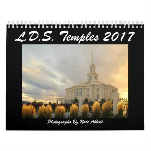 LDS Tempel 2017 Kalender (Titelbild)