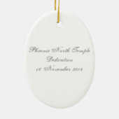 LDS Tempel Keramikornament (Hinten)