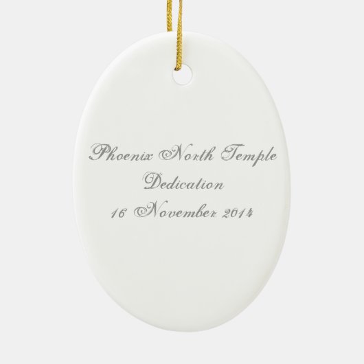 LDS Tempel Keramikornament (Hinten)