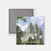 LDS Tempel, Salt Lake City Magnet (Vorderseite/Rückseite)