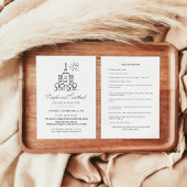 LDS-Tempel und Vorschau-Einladung und Programm