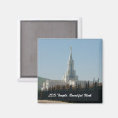LDS Temple, Bountiful Utah Magnet (Vorderseite/Rückseite)