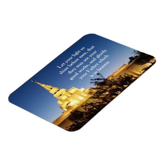 LDS Temple Magnet (Linke Seite)