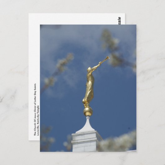 LDS Temple Postkarte (Vorne/Hinten)