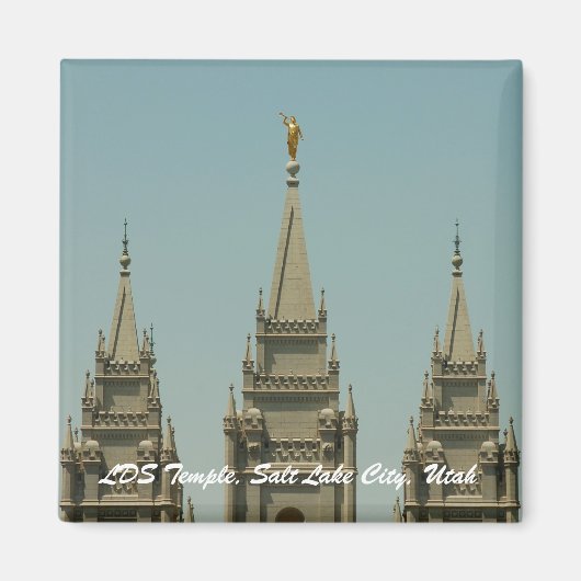 LDS Temple, Salt Lake City, Utah Magnet (Vorne)