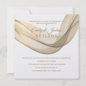 LDS Temple Wedding Reception Einladung The Veil I (Vorderseite)