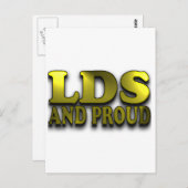 LDS und Proud Postkarte (Vorne/Hinten)