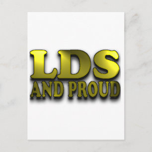 LDS und Proud Postkarte