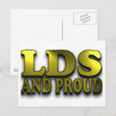 LDS und Proud Postkarte (Vorne/Hinten)