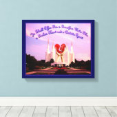 LDS Washington, D.C. Temple Leinwanddruck (Insitu (Holzboden))