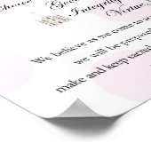 LDS Young Women Theme 11x14 Poster (Ecke)