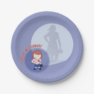 LDS zukünftiger Missionspapier-Teller Pappteller