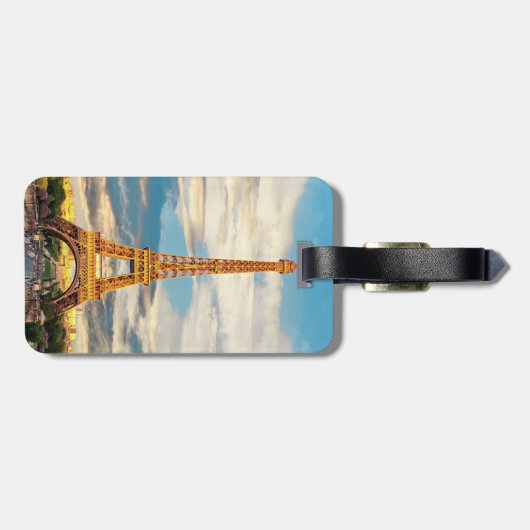 ldTOUR EIFFEL - Paris - Ansicht - Gepäckanhänger (Rückseite horizontal)