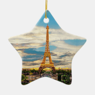 ldTOUR EIFFEL - Paris - Ansicht - Keramik Ornament