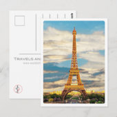 ldTOUR EIFFEL - Paris - Ansicht - Postkarte (Vorne/Hinten)
