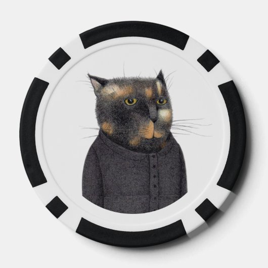 LDY'S MAID CAT-Poker-Chips Pokerchips (Rückseite)