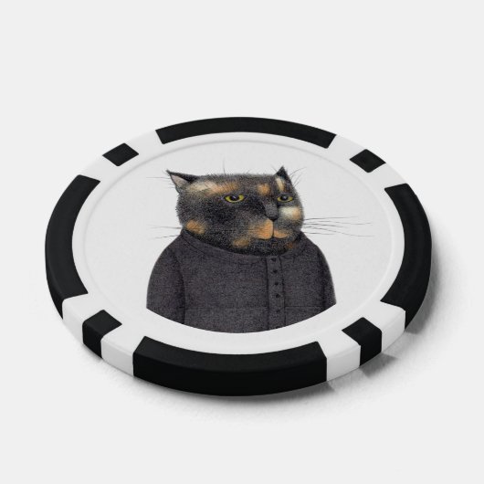 LDY'S MAID CAT-Poker-Chips Pokerchips (Einzeln)