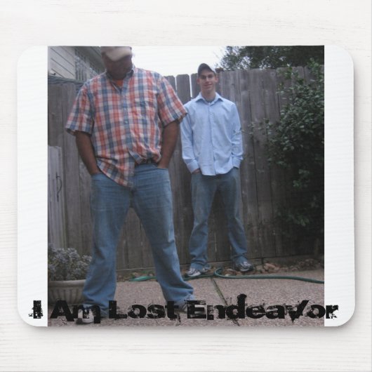 Le 14, bin ich verlorene Bemühung Mousepad (Vorne)