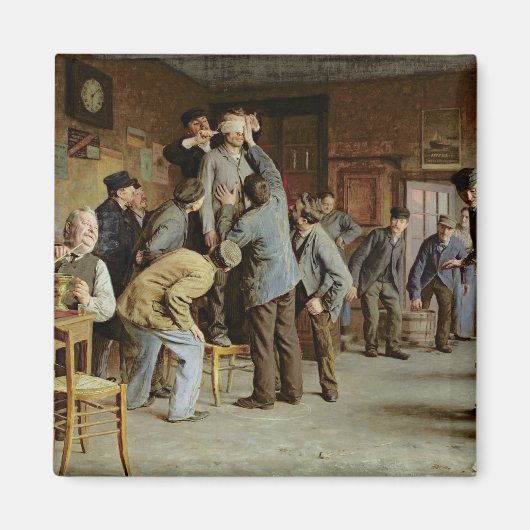Le Bain de Pieds Inattendu, 1895 Magnet (Vorne)