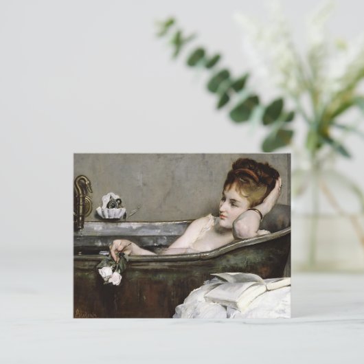 Le Bain Postkarte (Stehend Vorderseite)