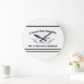 Le Bain Round Bath Wall Clock Große Wanduhr (Zuhause)