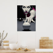 LE BAISER DU DESTIN (Der Kuss der Bestimmung) Poster (Küche)