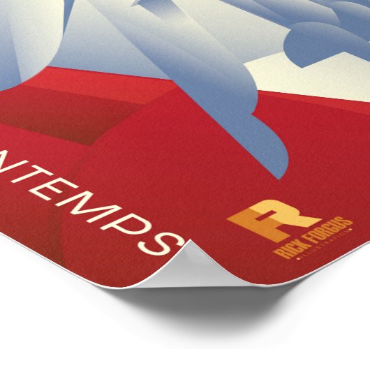 LE BAL FLEURI-Plakat Poster (Ecke)