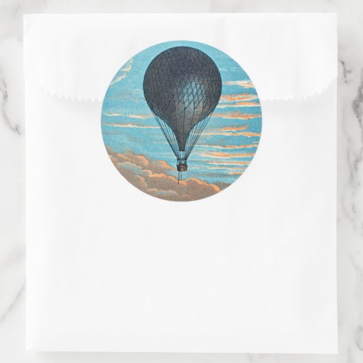 Le Ballon von E. Pichot Runder Aufkleber (Tasche)