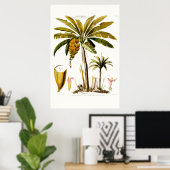 Le Bananier Tropical Banana Tree Amerique Poster (Heimbüro)