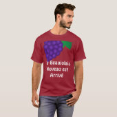 Le Beaujolais Nouveau est kommen an T-Shirt (Vorne ganz)