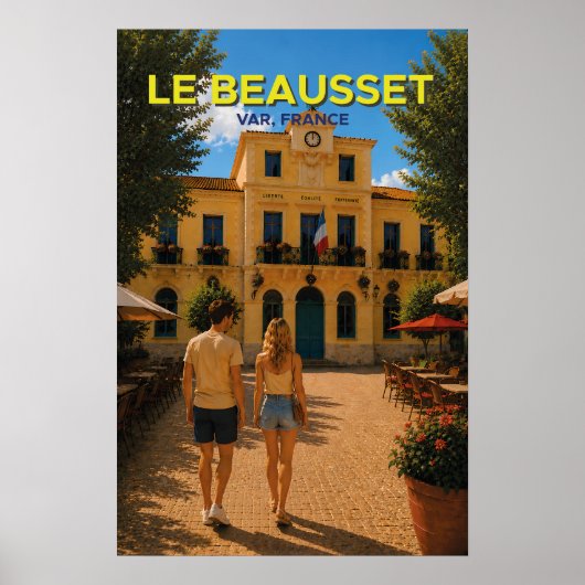 Le Beausset Poster (Vorne)