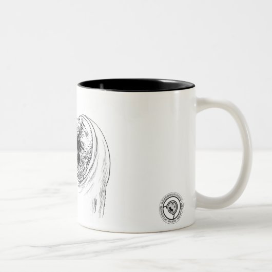 le Bébé moustachu - Tasse - 001 (Rechts)