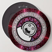 le Bébé moustatchu - Knopf - 002 Button (Vorne & Hinten)