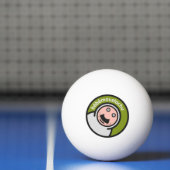 le Bébé moustatchu - Pingpong Tischtennisball (Netto)