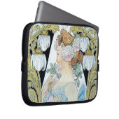 Le Bec Liais durch Alphonse Mucha Laptopschutzhülle (Vorne Rechts)