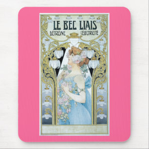 le Bec Lias stürzt l'Ectricite Mousepad
