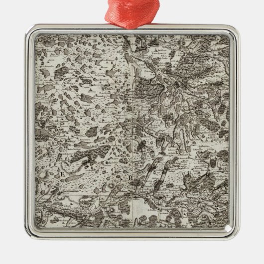 Le Blanc, Chateauroux, Montmorillon Silbernes Ornament (Vorne)