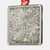 Le Blanc, Chateauroux, Montmorillon Silbernes Ornament (Links)